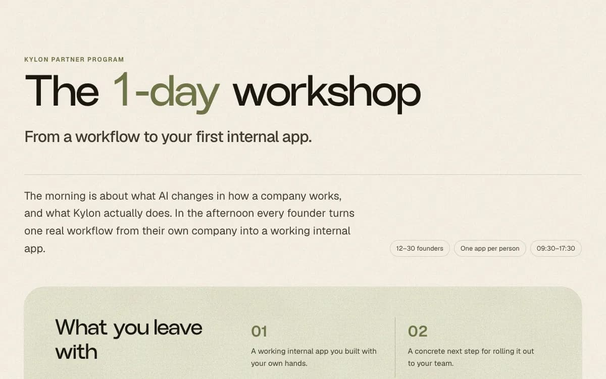 How to run a one day workshop